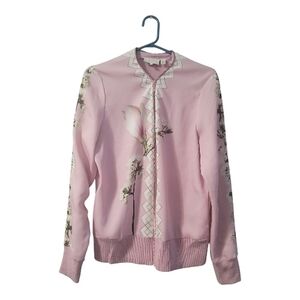 Ted Baker Pink Floral Bomber Jacket